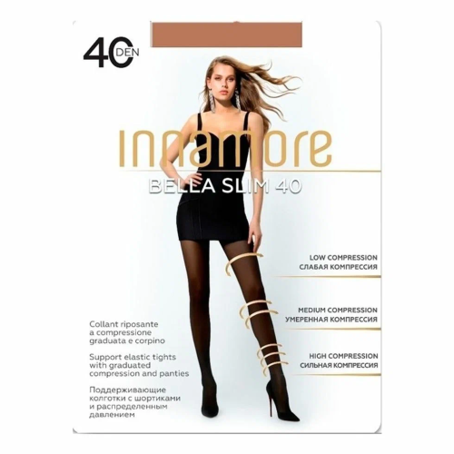 INNAMORE колготки женские bella slim 40 дайно р.5